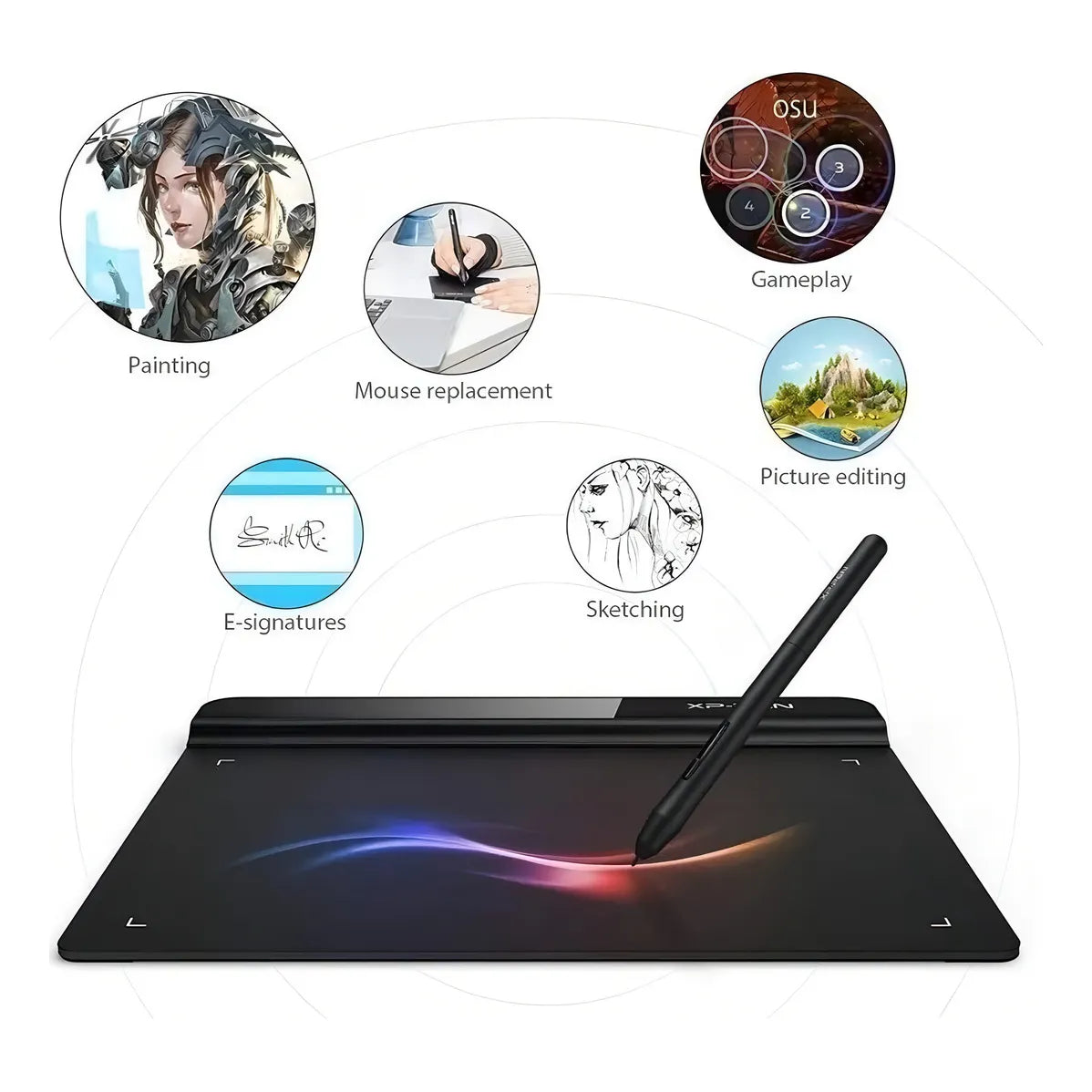 Tableta Digitalizadora Xp Pen Star G640 Bluetooth 8192 Niveles Presion