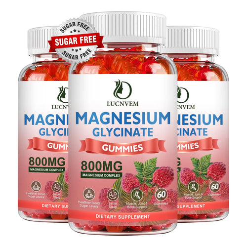 Gomitas De Magnesio 500 Mg Con Malato Taurato Óxido Coq10 Vitamina B6 y D3 Para Relajación y Bienestar