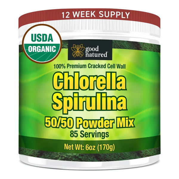 Espirulina Y Chlorella Premium En Polvo 170 Gr 100 Natural Energia Y Nutricion