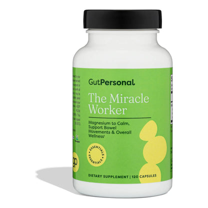 Suplemento De Magnesio Miracle Worker Reduce Estrés Mejora Sueño Y Digestión 120 Cápsulas