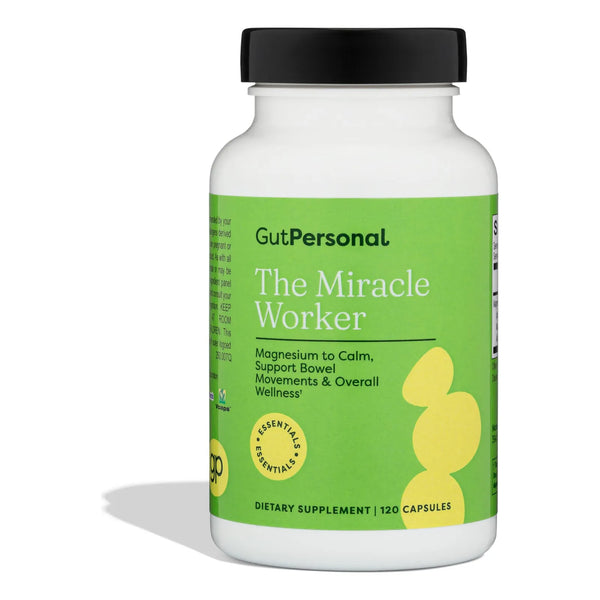 Suplemento De Magnesio Miracle Worker Reduce Estrés Mejora Sueño Y Digestión 120 Cápsulas