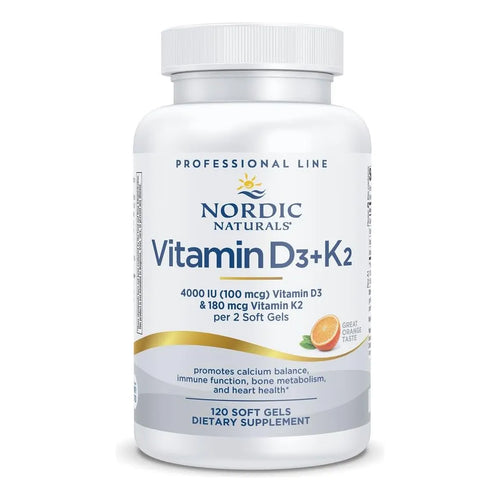 Vitamina D3 K2 4000 Ui 180 Mcg 60 Geles Suaves Sabor Naranja