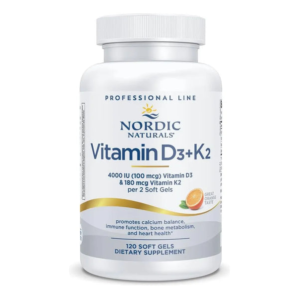 Vitamina D3 K2 4000 Ui 180 Mcg 60 Geles Suaves Sabor Naranja