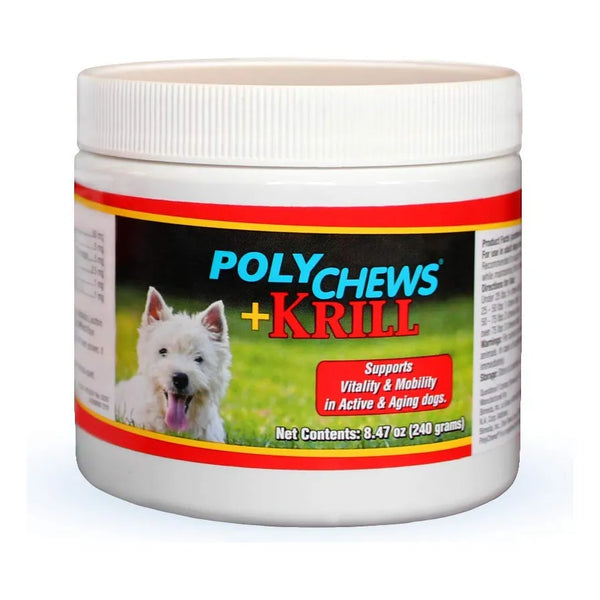 Masticables Suaves Formula Avanzada Con Krill Y Beta Glucano Para Soporte Articular E Inmunologico En Perros 60 Unidades