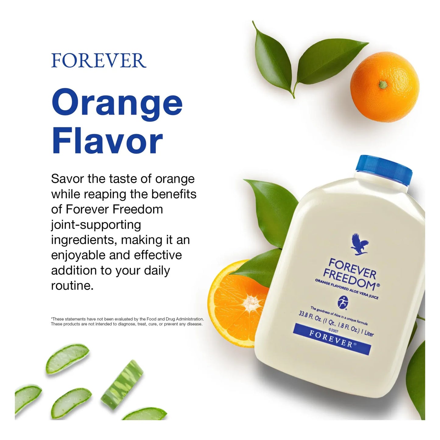 Jugo De Aloe Vera Sabor Naranja Con Condroitina Y Glucosamina 1000 Ml
