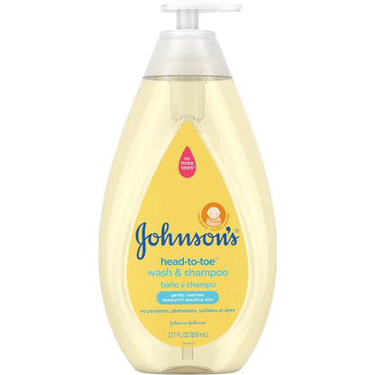 Johnson's Jabon Baño Hipoalergenico Pieles Sensibles 800 Ml Cuidado Suave Y Natural
