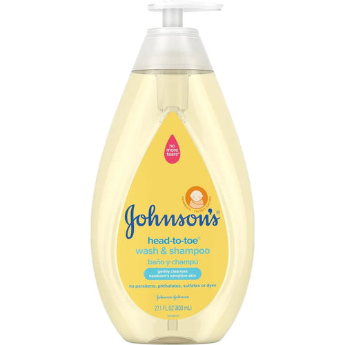Johnson's Jabon Baño Hipoalergenico Pieles Sensibles 800 Ml Cuidado Suave Y Natural