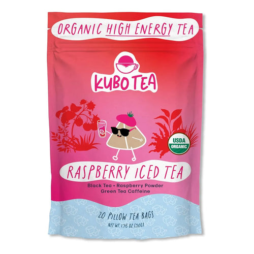 Té Helado Orgánico Alta Energía Kubo Tea 20 Porciones 155 Mg Cafeína