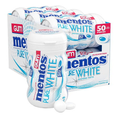 Mentos Goma De Mascar Pure Fresh Sin Azúcar 50gr Frescura Duradera Sin Culpa