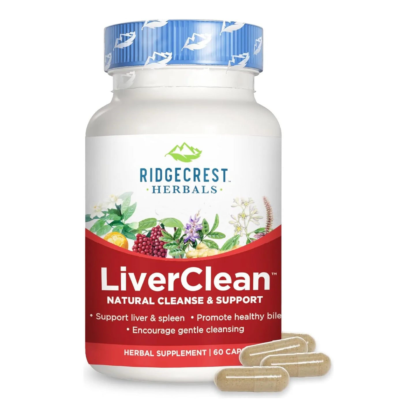 LiverClean Suplemento Hepatico Cardo Bendito Diente De Leon 60 Capsulas