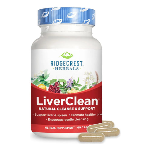 LiverClean Suplemento Hepatico Cardo Bendito Diente De Leon 60 Capsulas