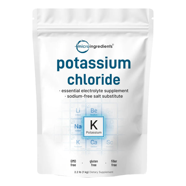 Cloruro De Potasio En Polvo 1 Kg Puro Electrolitos Sin Aditivos