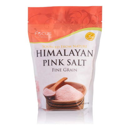 Sal Rosa Del Himalaya Grano Fino 100 Natural Bolsa Resellable 2 Libras Beneficios Saludables