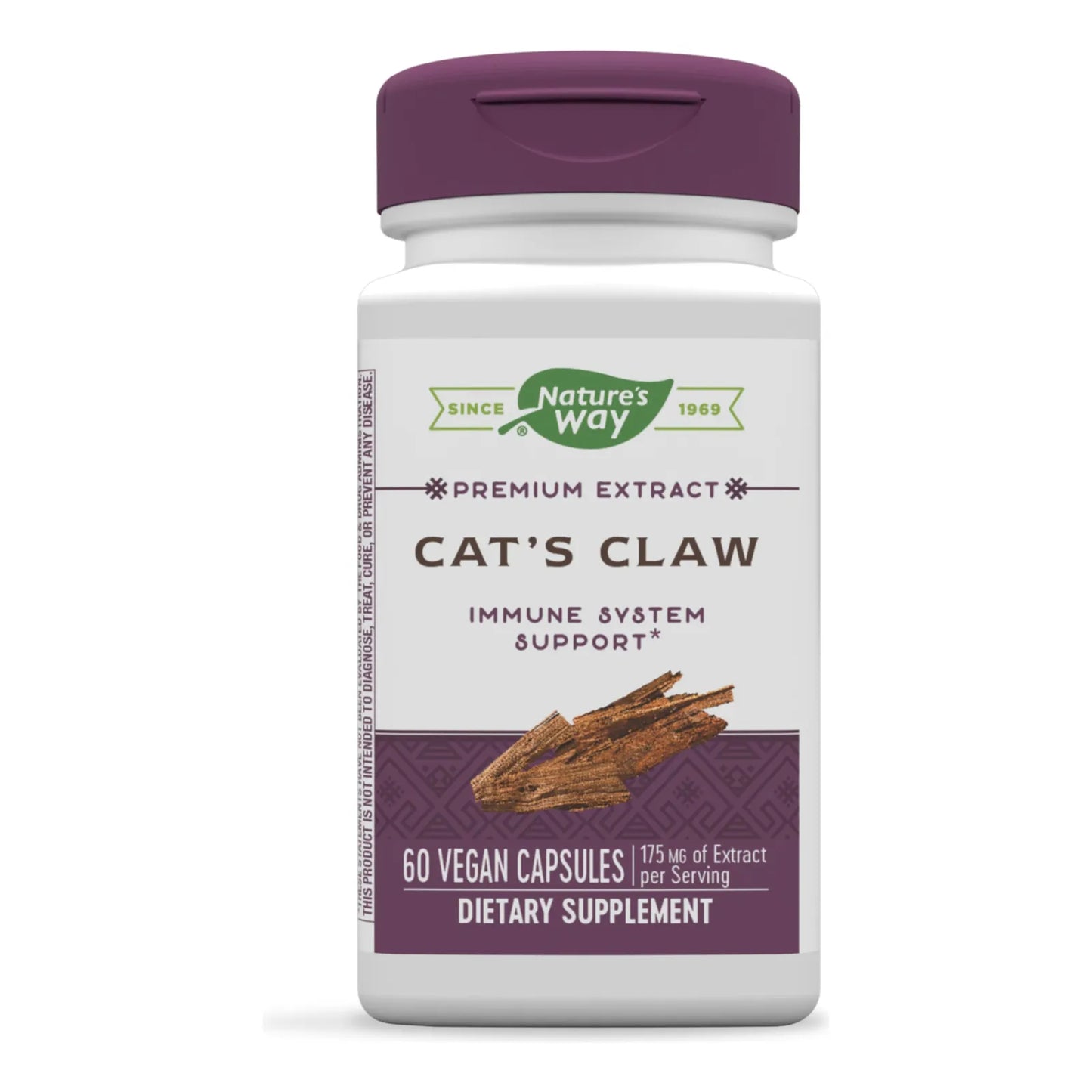 Extracto Uña De Gato 175 Mg Estandarizado 60 Cápsulas Nature's Way