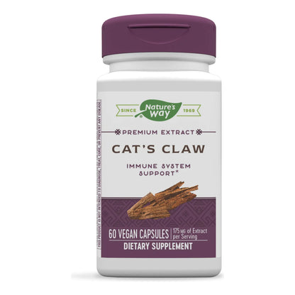 Extracto Uña De Gato 175 Mg Estandarizado 60 Cápsulas Nature's Way