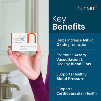 Suplemento Neo40 Professional Para Presión Arterial Y Circulación 60 Tabletas