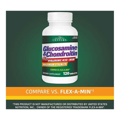 Tabletas Glucosamina Condroitina Plus 120 Unidades Para Articulaciones