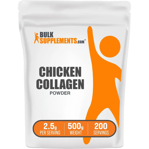Colageno Hidrolizado De Pollo En Polvo 2500 Mg Porcion Piel Cabello Uñas Articulaciones