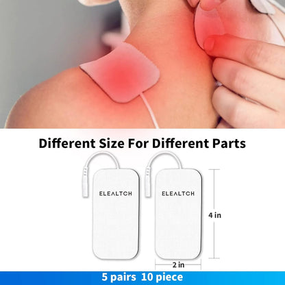 Almohadillas Electrodo Compatibles TENS 7000 Alivia Dolor Muscular 30 Piezas
