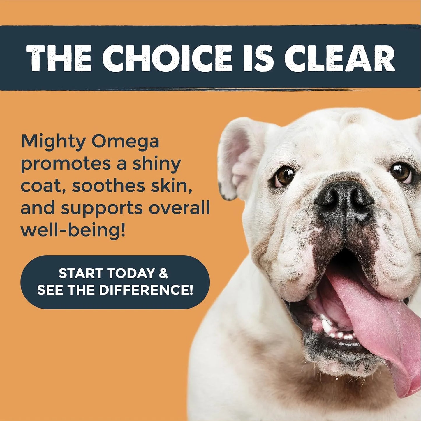 Aceite De Pescado Omega 3 Masticable Para Perros 120 Unidades Mighty Paw Waggables