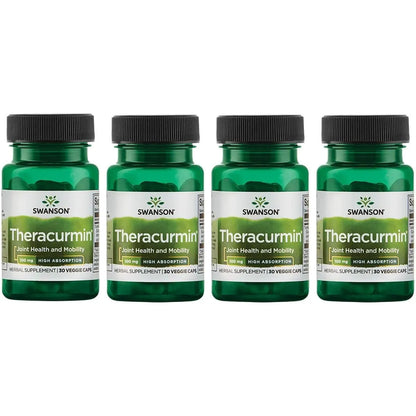 Theracurmin Suplemento De Cúrcuma Para Articulaciones 30 Cápsulas Alta Absorción