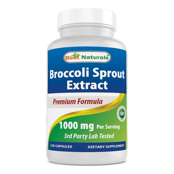 Extracto De Brotes De Brócoli 1000 Mg 120 Cápsulas Antioxidante Y Desintoxicante