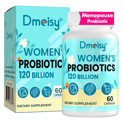 Probióticos 13 En 1 Para Mujeres 120 Mil Millones UFC Alivia Menopausia Sofocos Digestión
