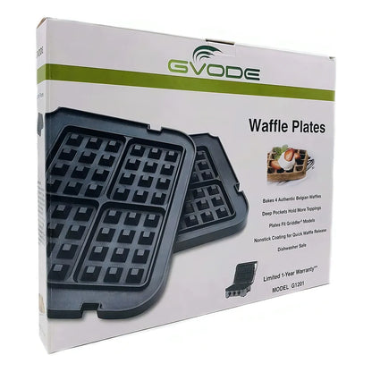 Placas De Gofres Para Cuisinart Griddler Series Revestimiento Antiadherente