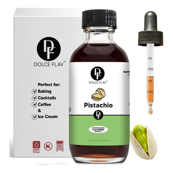 Extracto De Pistacho Kosher 60ml Sabor Concentrado Para Reposteria Y Bebidas