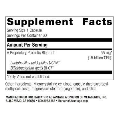 Equilibrio Probioticos Capsulas 60 Unidades Salud Digestiva Flora Intestinal