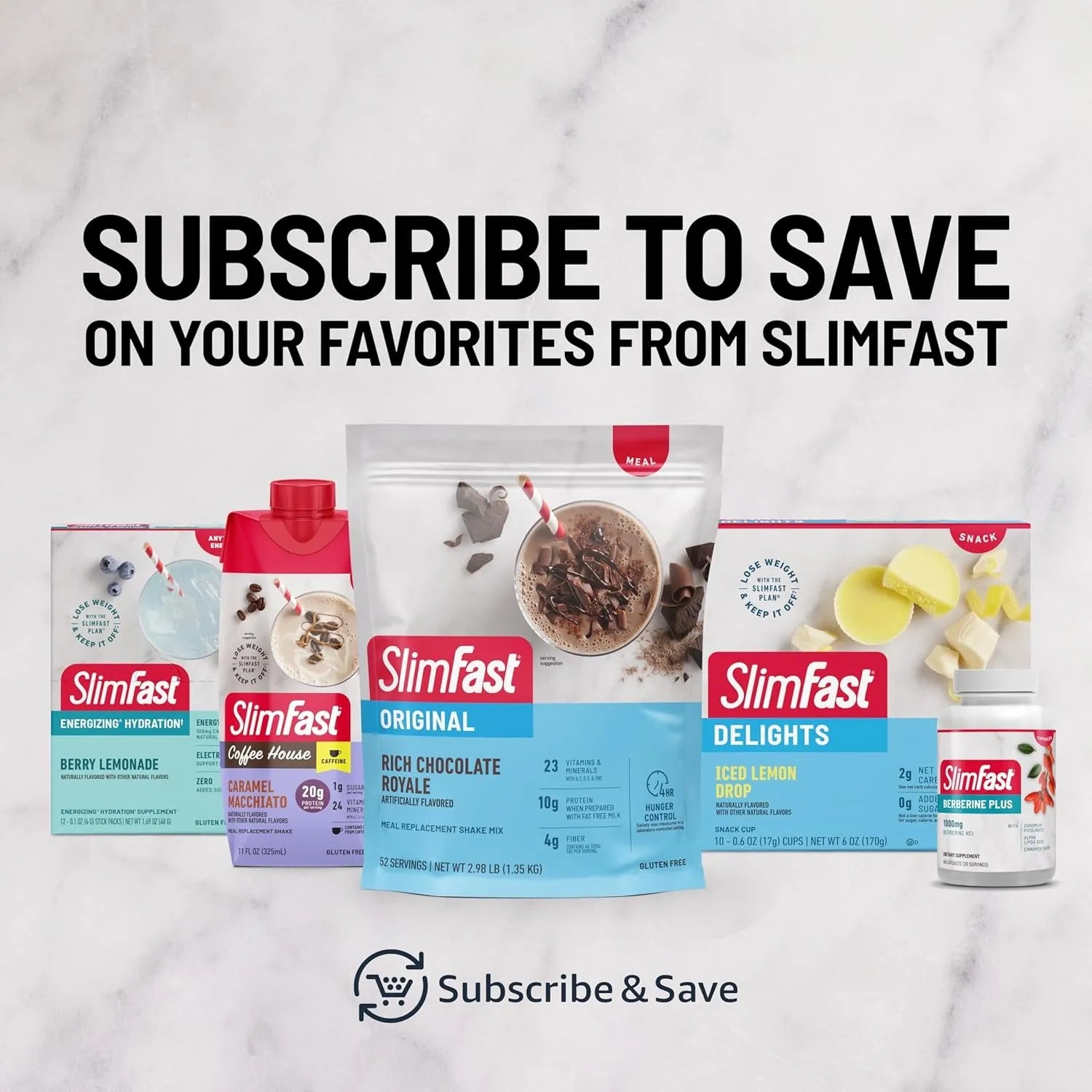 Slimfast Vainilla Francesa Batido En Polvo 3 Unidades - Imagen 9
