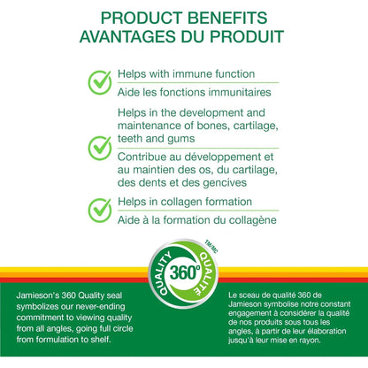 Vitaminas C Masticables 500 Mg 330 Unidades Sabor Naranja Picante