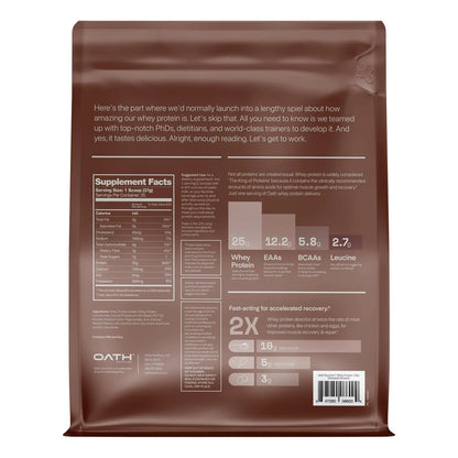 Proteina De Suero Chocolate Brownie 2Kg 25 Porciones Alto En Proteinas