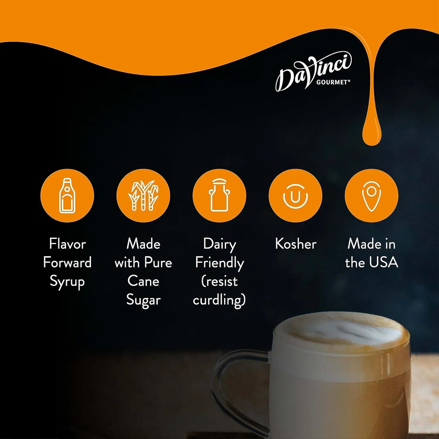 Jarabe De Chocolate DaVinci Gourmet Classic 740 Ml Pack 4 Sabor Premium