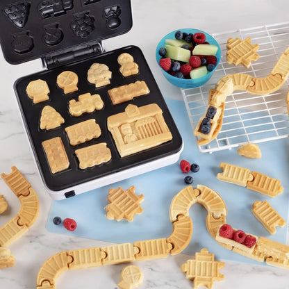 Train Set Waffle Maker Crea Divertidos Waffles En Forma De Tren Para Niños