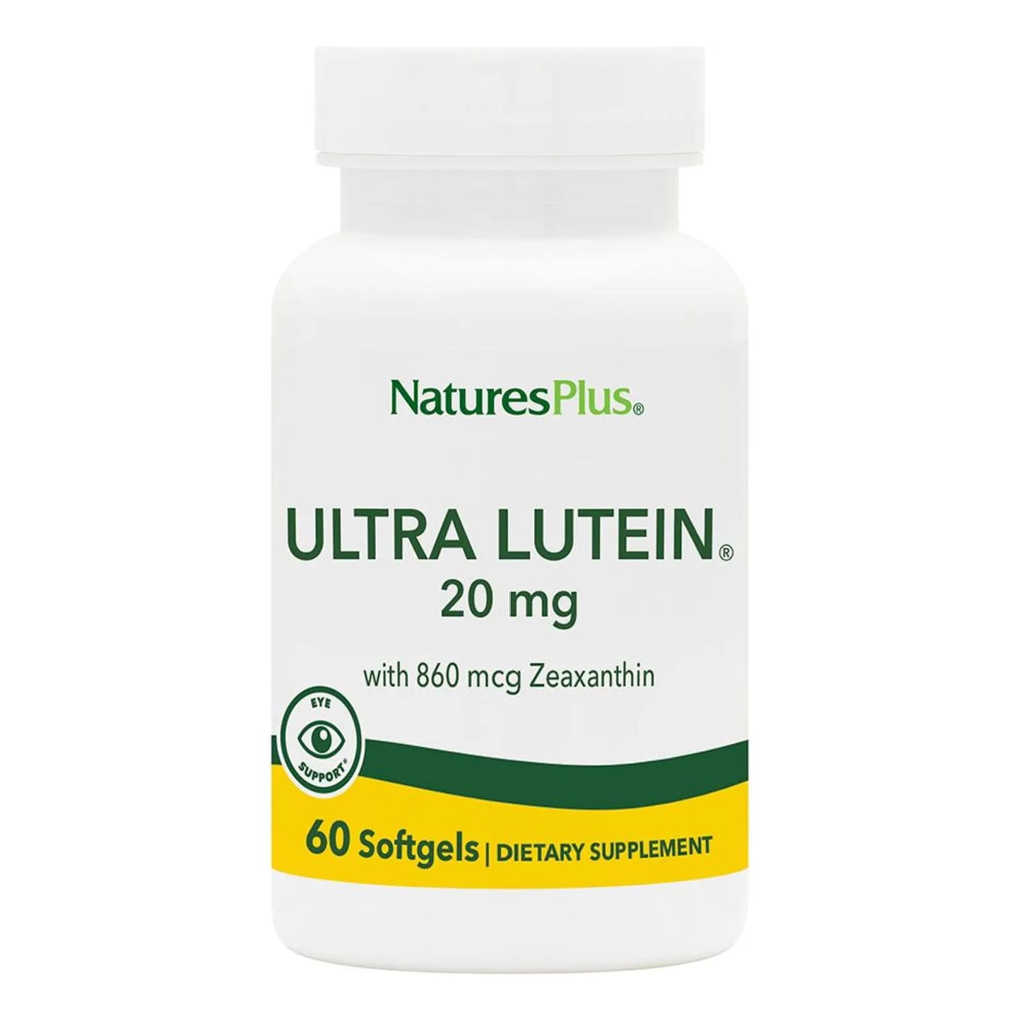 Luteina 20 Mg 60 Capsulas Blandas Antioxidante Ocular Con Zeaxantina Sin Gluten