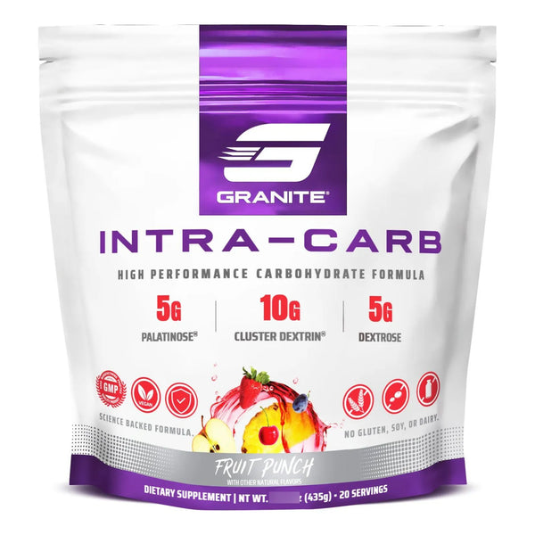 Granite Intra Carb Powder Polvo De Carbohidratos Alto Rendimiento Sabor Ponche De Frutas 20 Porciones