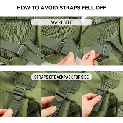 Reebow Gear Mochila Tactica Militar Grande 40L Resistente Al Agua Sistema Molle