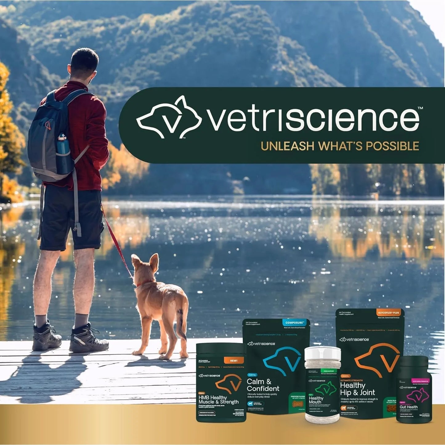Mega Probiotic Para Perros Y Gatos 120 Capsulas VetriScience Laboratories Suplemento Digestivo