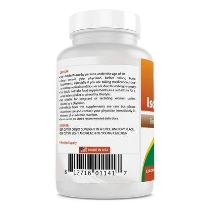 Isoflavonas De Soja 750 Mg 120 Cápsulas Paquete De 3 Puro Y Potente