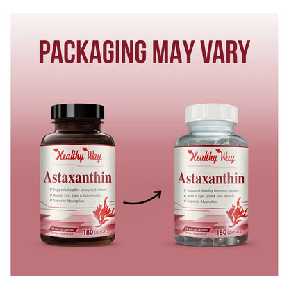 Astaxantina 10mg 180 Capsulas Antioxidante Poderoso Piel Y Vision