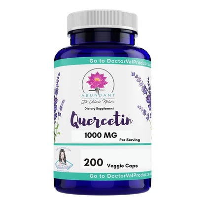 Quercetina 500 Mg 200 Capsulas Suplemento Natural Para Sistema Inmunologico Y Energia