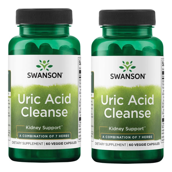 Suplemento Limpieza Acido Urico 7 Hierbas 120 Capsulas Apoyo Renal