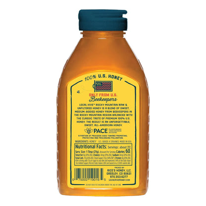Miel Natural De Montañas Rocosas 907g Tarro Grande 32oz Importado Estados Unidos