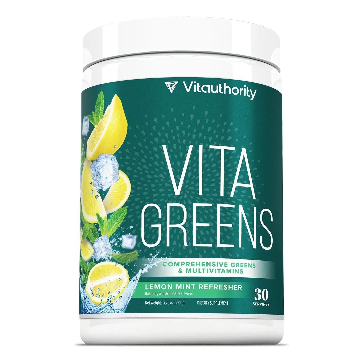 Polvo De Superalimento Verde Vita Greens Apoyo Inmunológico Y Digestivo Energía Natural