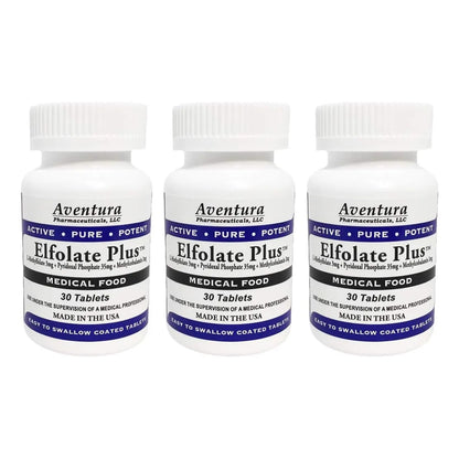L-Metilfolato 3 Mg 30 Tabletas Pura Potente Activa Suplemento Médico