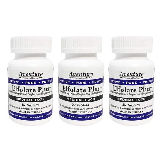 L-Metilfolato 3 Mg 30 Tabletas Pura Potente Activa Suplemento Médico