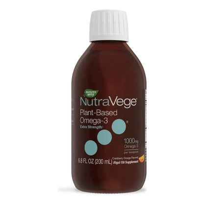 Omega 3 Vegano Extra Fuerte 1000 Mg Sabor Naranja Arándano Salud Ocular Y Corazón