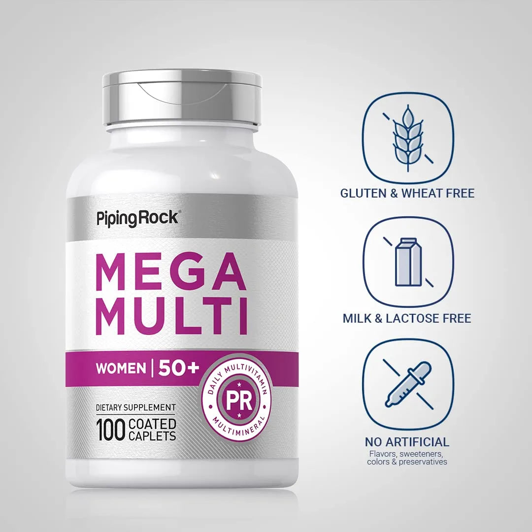 Multivitamínico 50 Plus Mujer 100 Cápsulas - Energía Y Bienestar