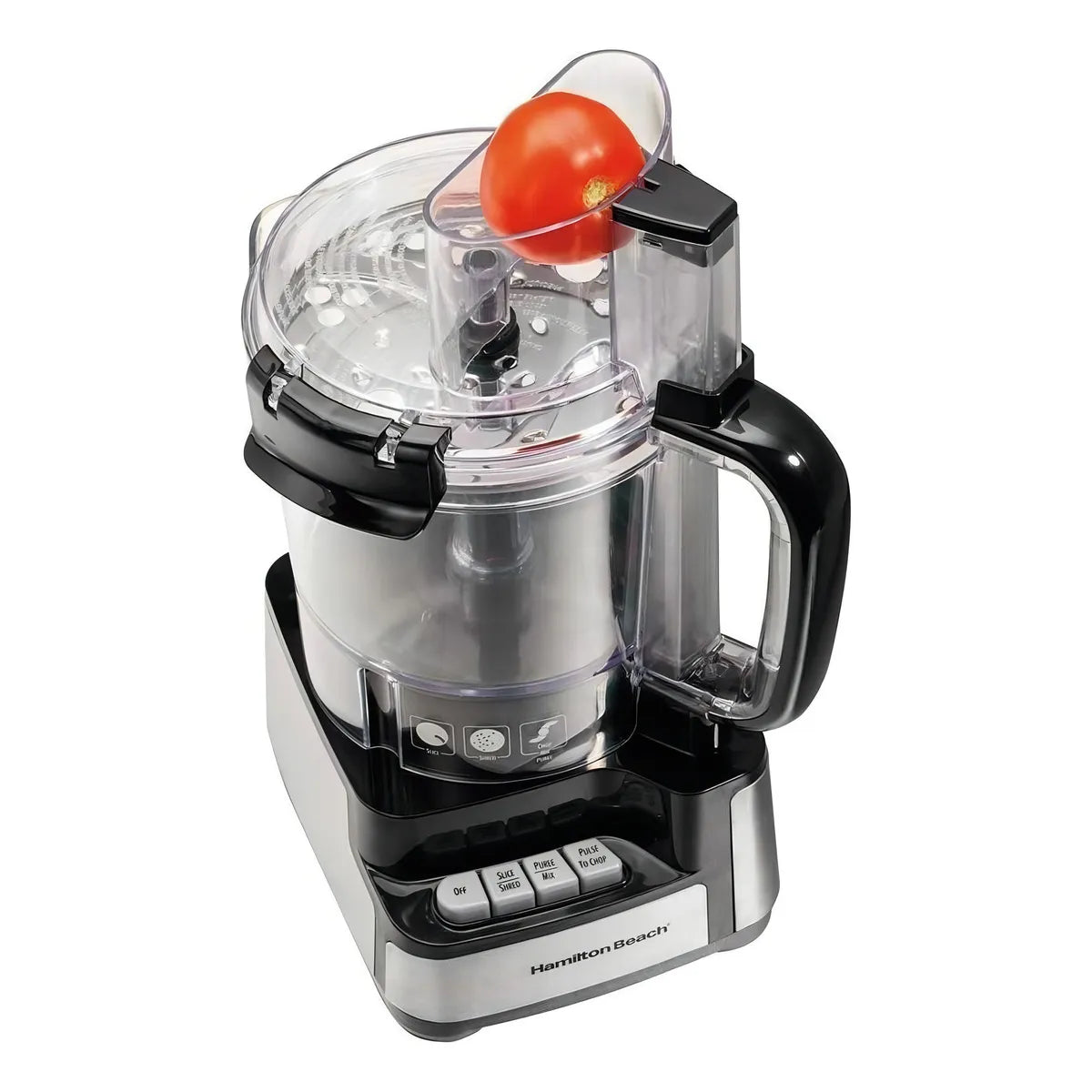 Procesador De Alimentos Hamilton Beach Stack Snap 70725 450W Negro Y Acero Inoxidable 110V
